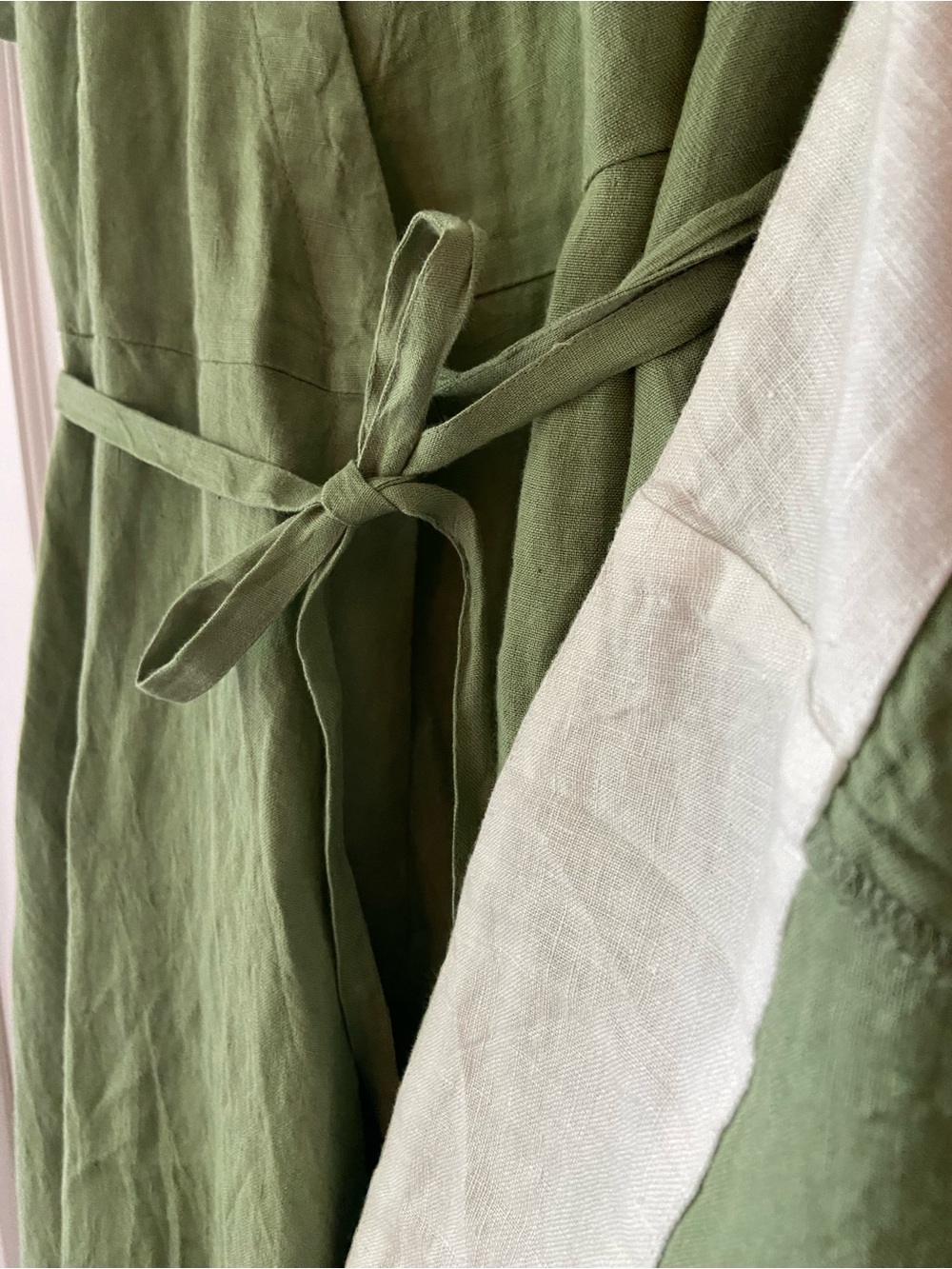 Son de Flor Matcha Wrap Dress - Picture 5 of 8
